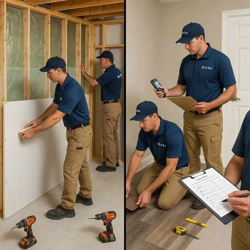 Repairs and Reconstruction process in North Creek, WA